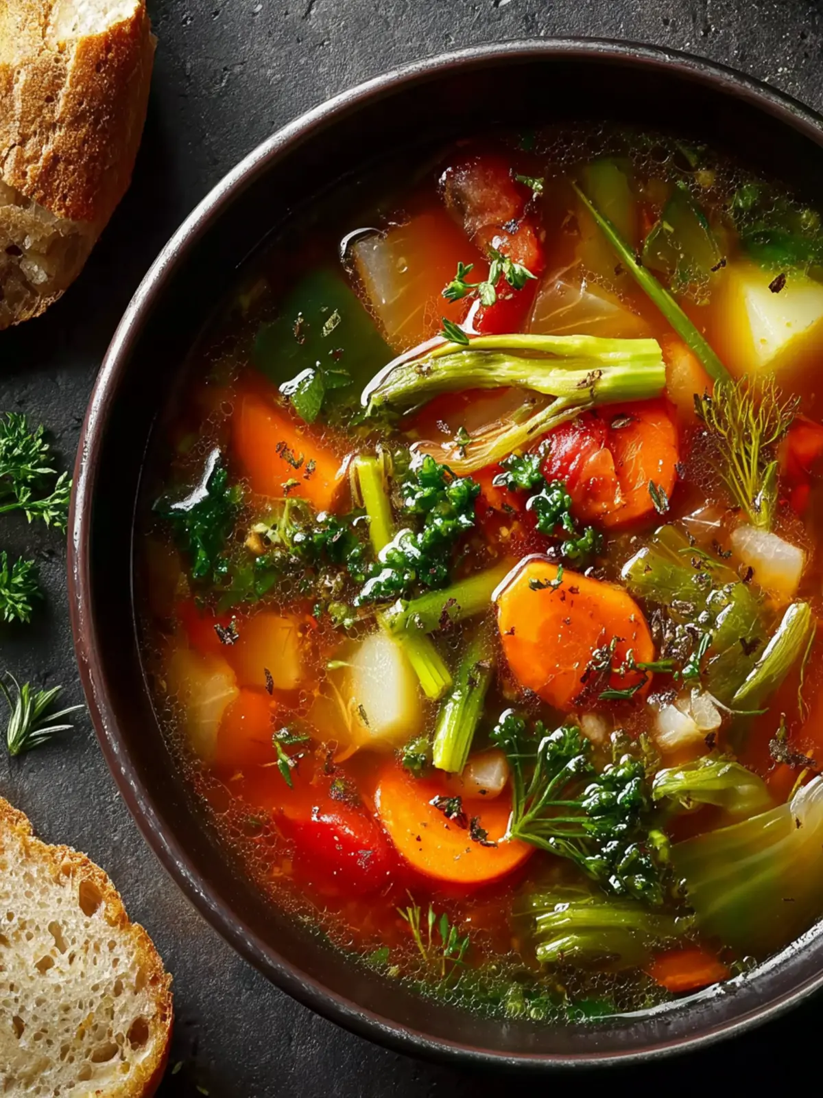 Hearty Vegetable Soup First Image