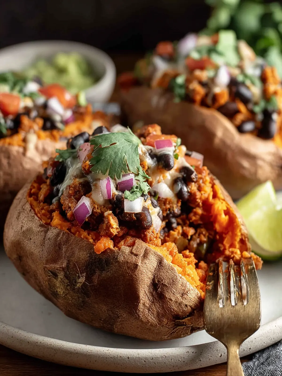 Turkey Taco Stuffed Sweet Potatoes: Irresistibly Savory Delight