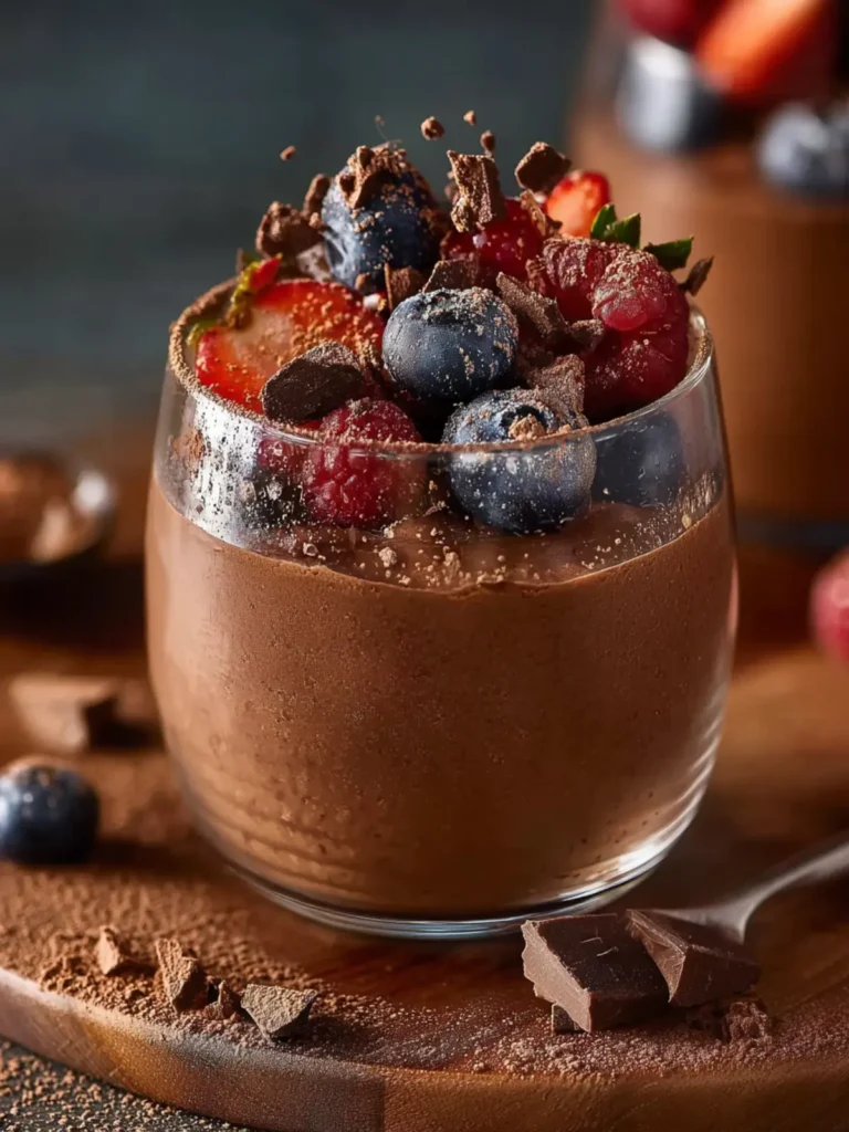 Chocolate Protein Pudding Recipe First Image