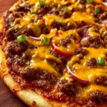 Cheeseburger Pizza First Image