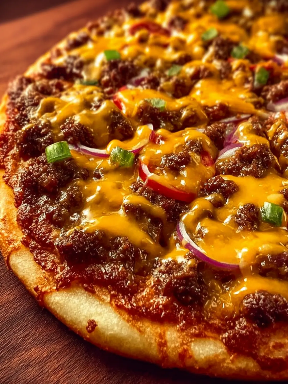 Cheeseburger Pizza First Image