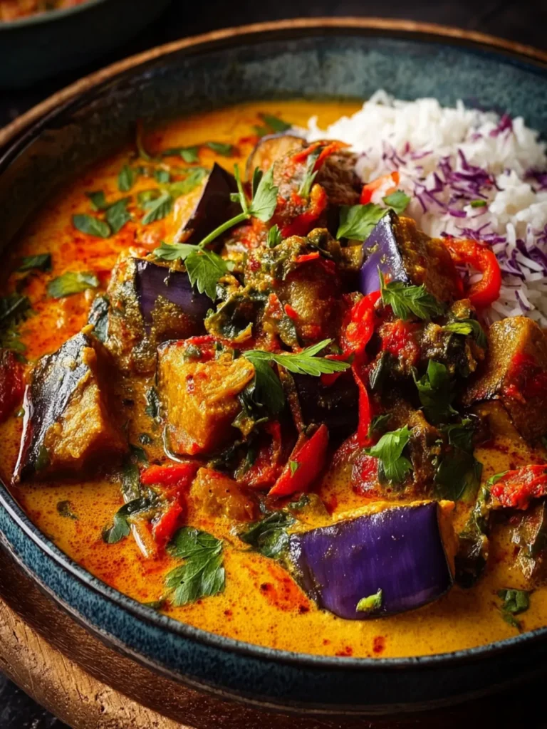 Creamy Aubergine Curry First Image