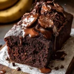 Indulgent Double Chocolate Banana Bread Recipe Delight First Image