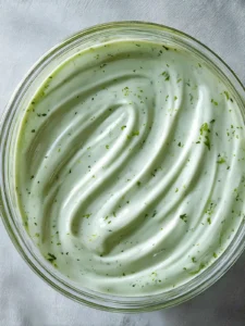 Simple Cilantro Lime Yogurt Sauce with Greek Yogurt First Image