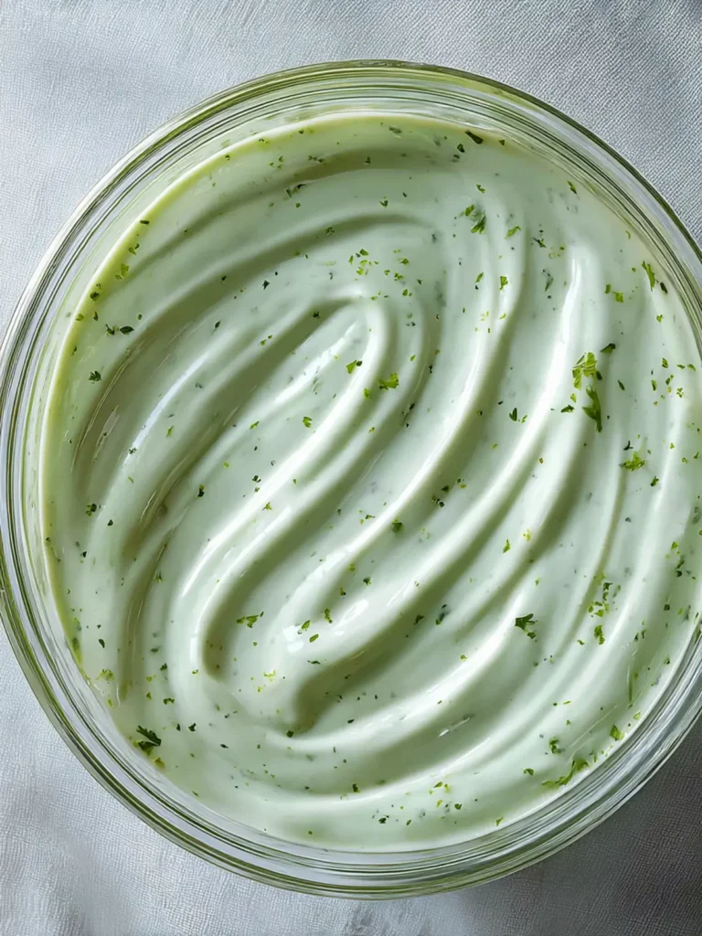 Simple Cilantro Lime Yogurt Sauce with Greek Yogurt First Image