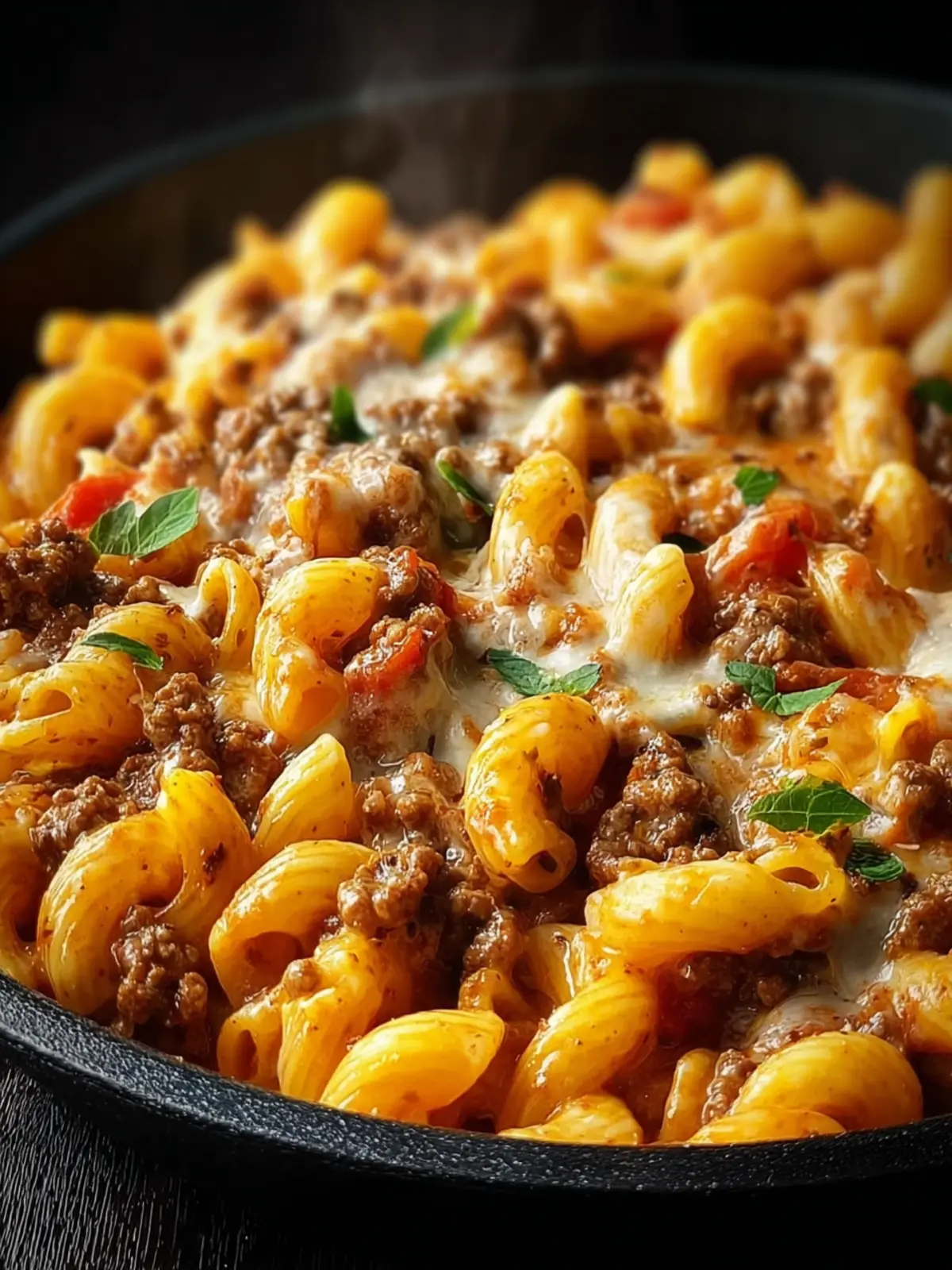 Creamy Ground Beef Pasta Skillet First Image