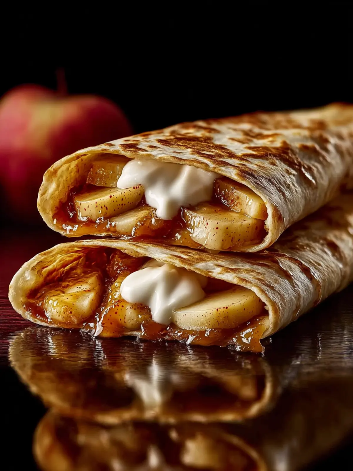 Apple Cinnamon Breakfast Quesadillas First Image