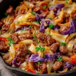 Beef and Cabbage Skillet First Image