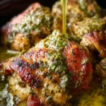 Pesto Ranch Crock Pot Chicken Thighs First Image