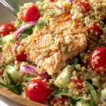 Salmon and Quinoa Salad with Lemon Vinaigrette First Image