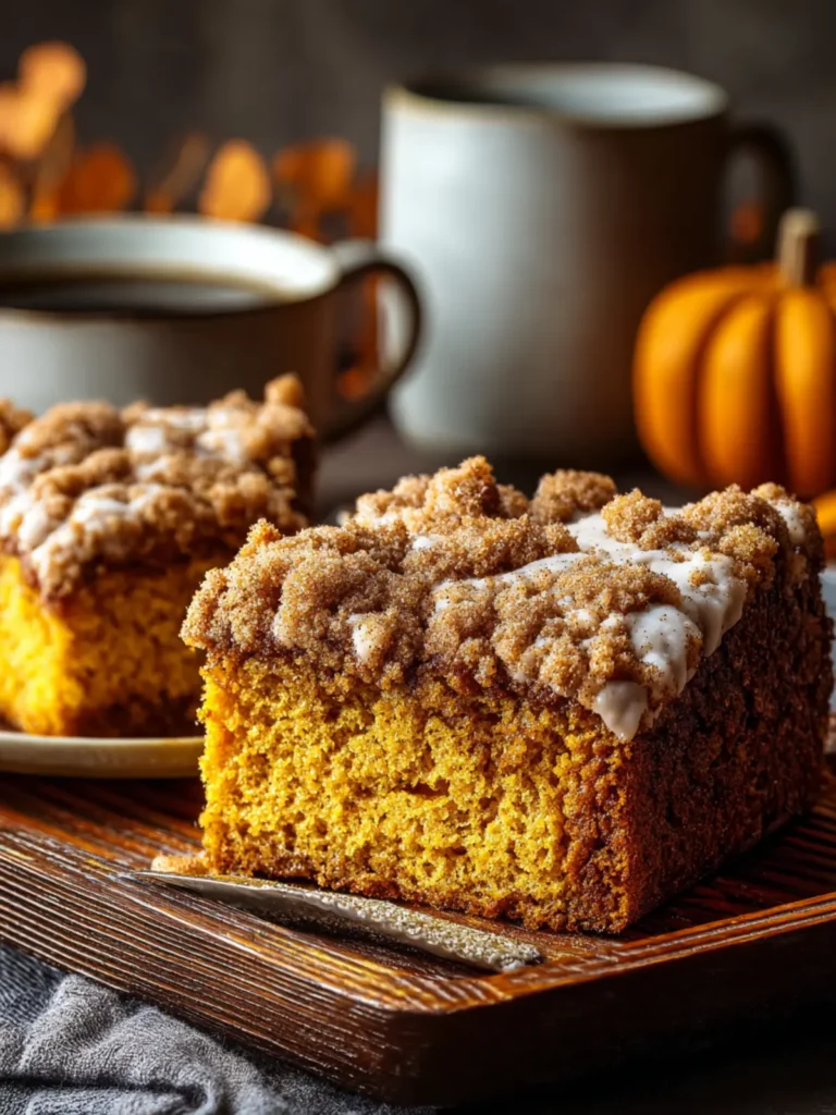 Irresistible Pumpkin Coffee Cake Recipe for Cozy Mornings First Image