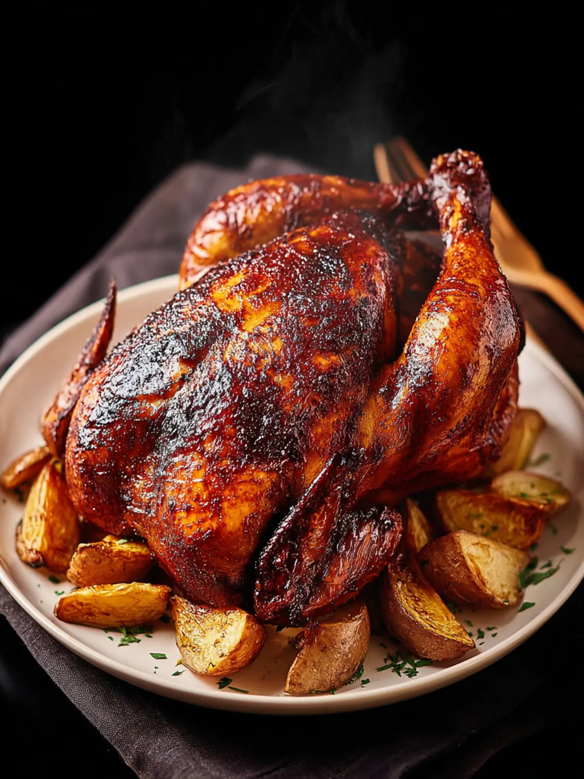 Smoked Whole Chicken First Image