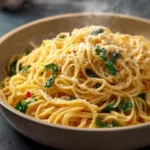 Garlic Parmesan Butter Noodles Recipe First Image