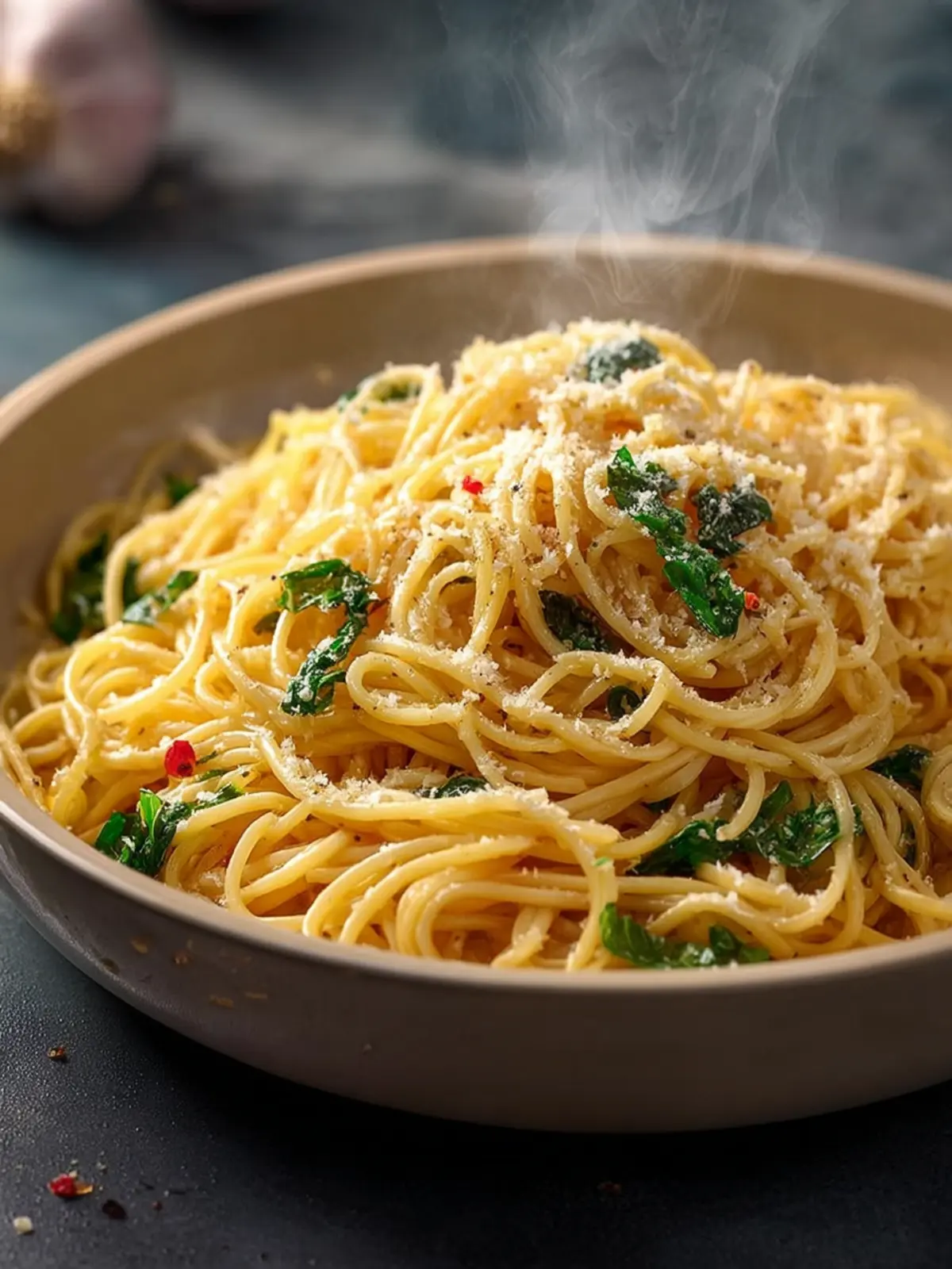 Garlic Parmesan Butter Noodles Recipe First Image