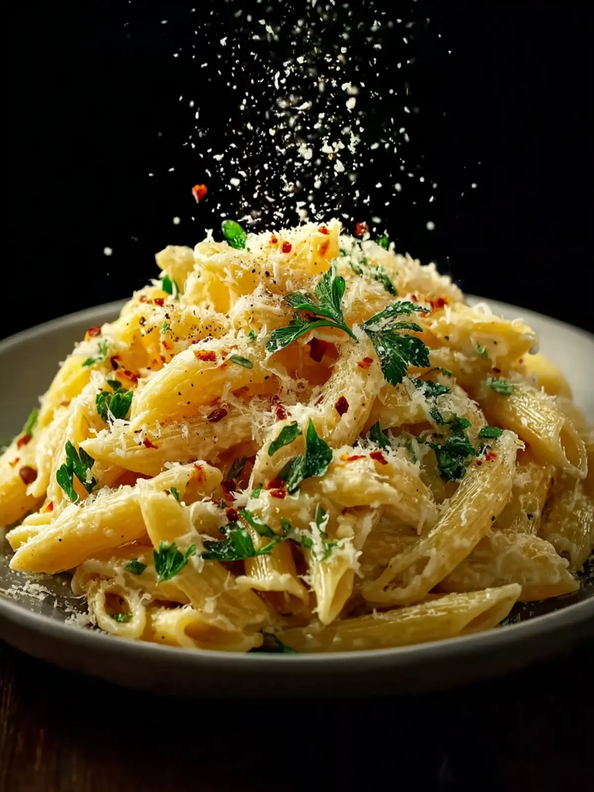 Garlic Parmesan Pasta First Image