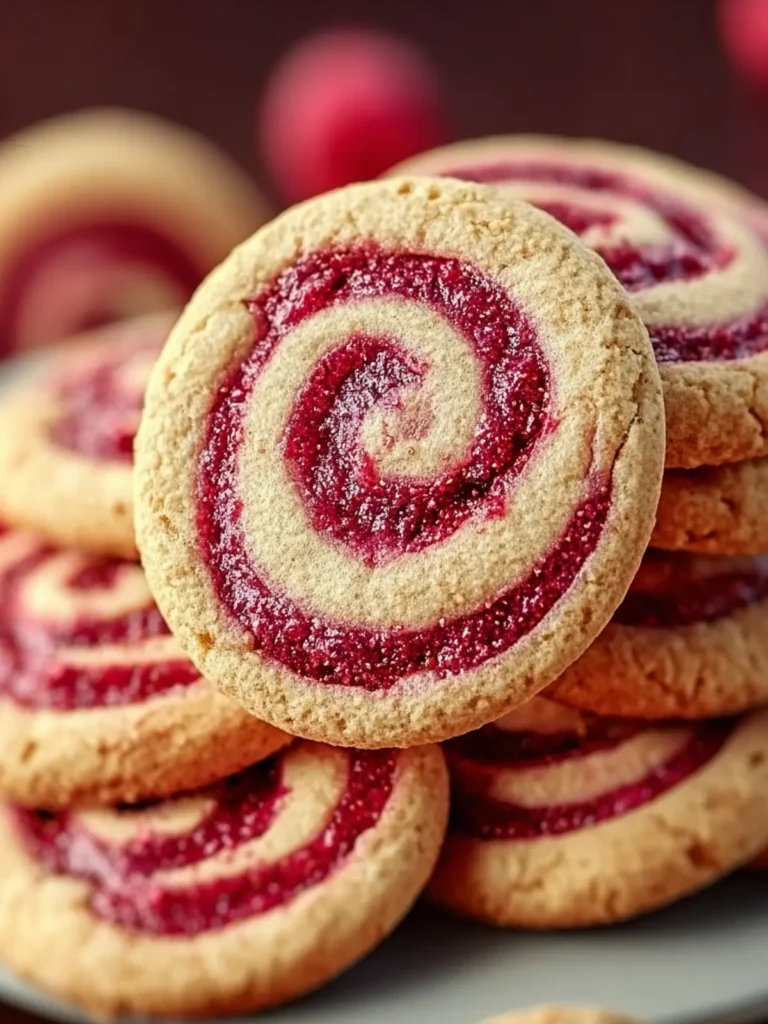 Raspberry Swirl Cookies First Image