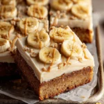 Maple Frosted Banana Bread Bars Recipe First Image