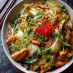 Easy Chinese Chicken Cabbage Stir Fry First Image