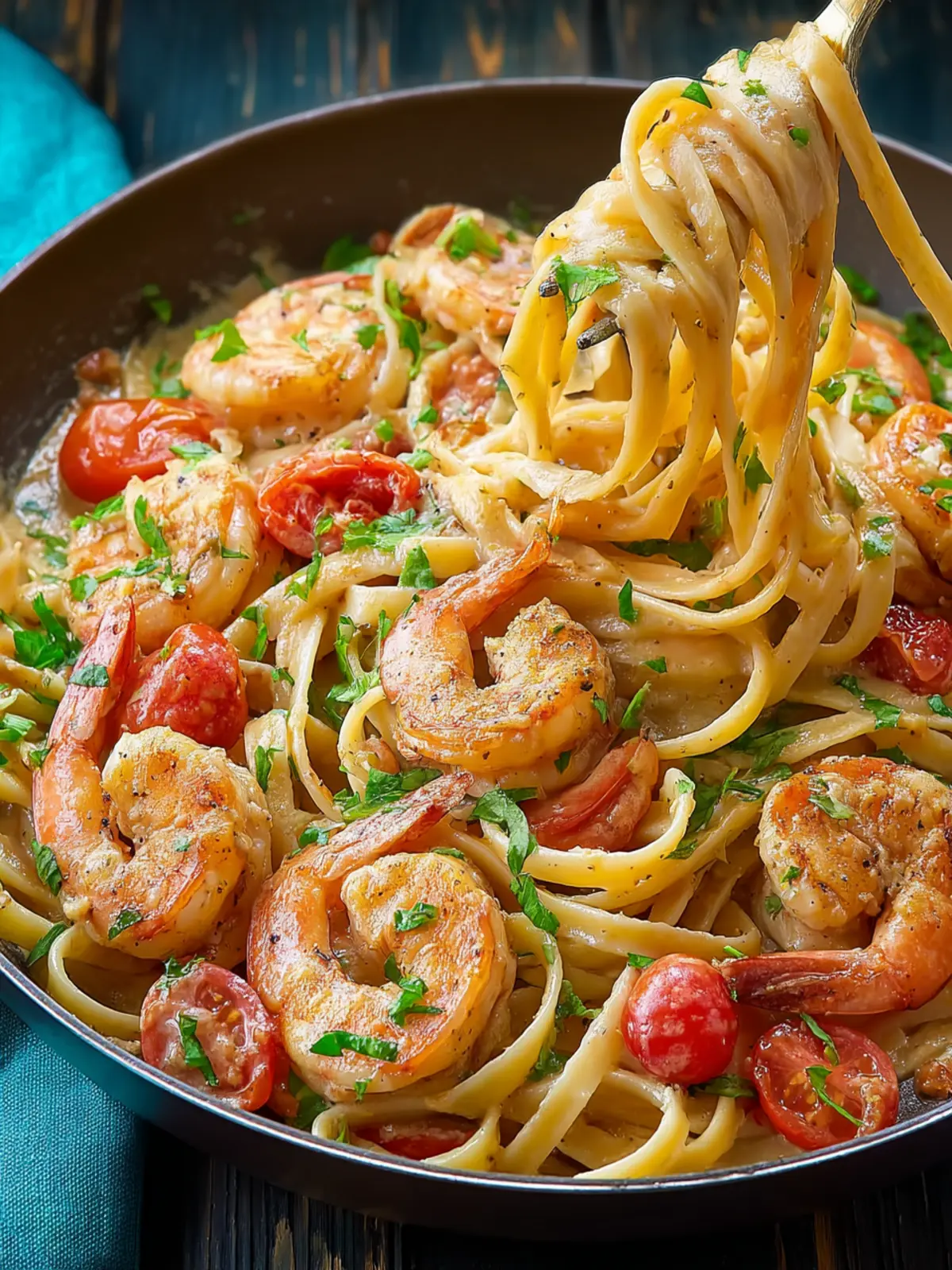 Creamy Cajun Shrimp Pasta First Image
