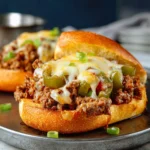 Philly Cheesesteak Sloppy Joes First Image