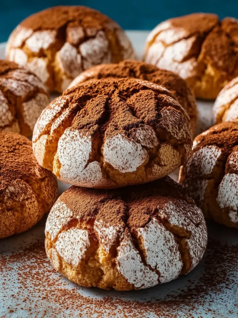 Tiramisu Crinkle Cookies First Image