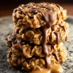 No Bake Peanut Butter Protein Cookies First Image