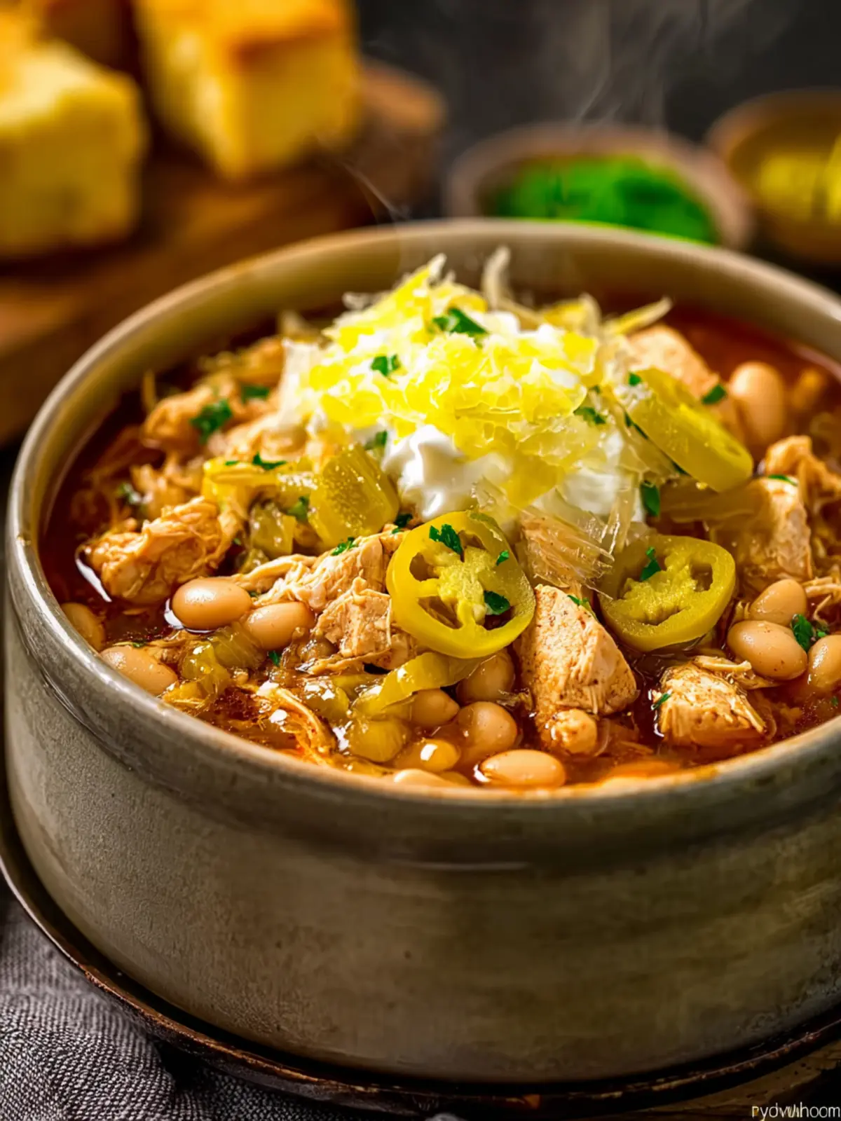 Crock Pot Mississippi Chicken Chili First Image