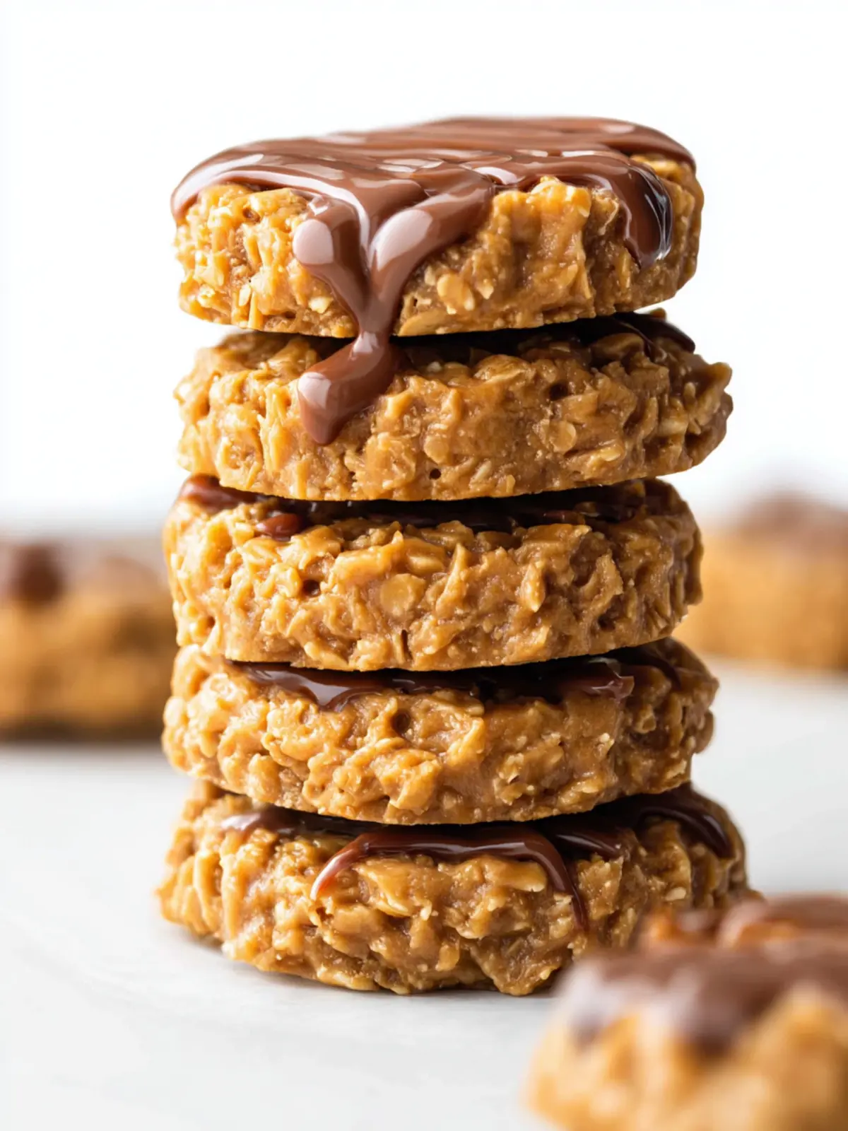 Peanut Butter No Bake Cookies First Image