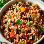 Mediterranean Rice and Beans Recipe First Image