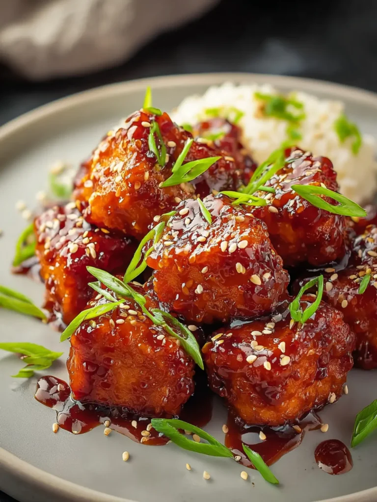 Sticky Honey-Garlic Glazed Salmon Nuggets First Image