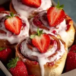Strawberry Cinnamon Rolls First Image