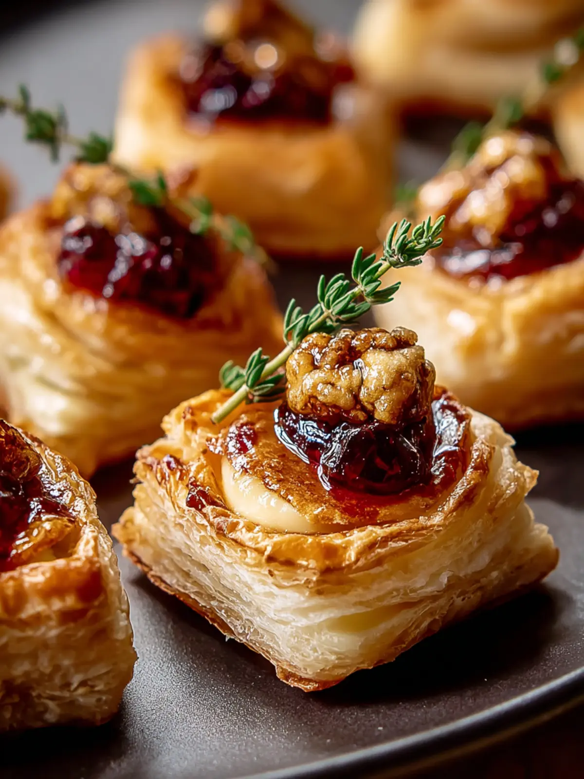 Puff Pastry Brie Bites Recipe First Image