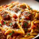 Spicy Italian Sausage Pasta First Image