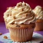 White Chocolate Cookie Dough Cupcakes First Image