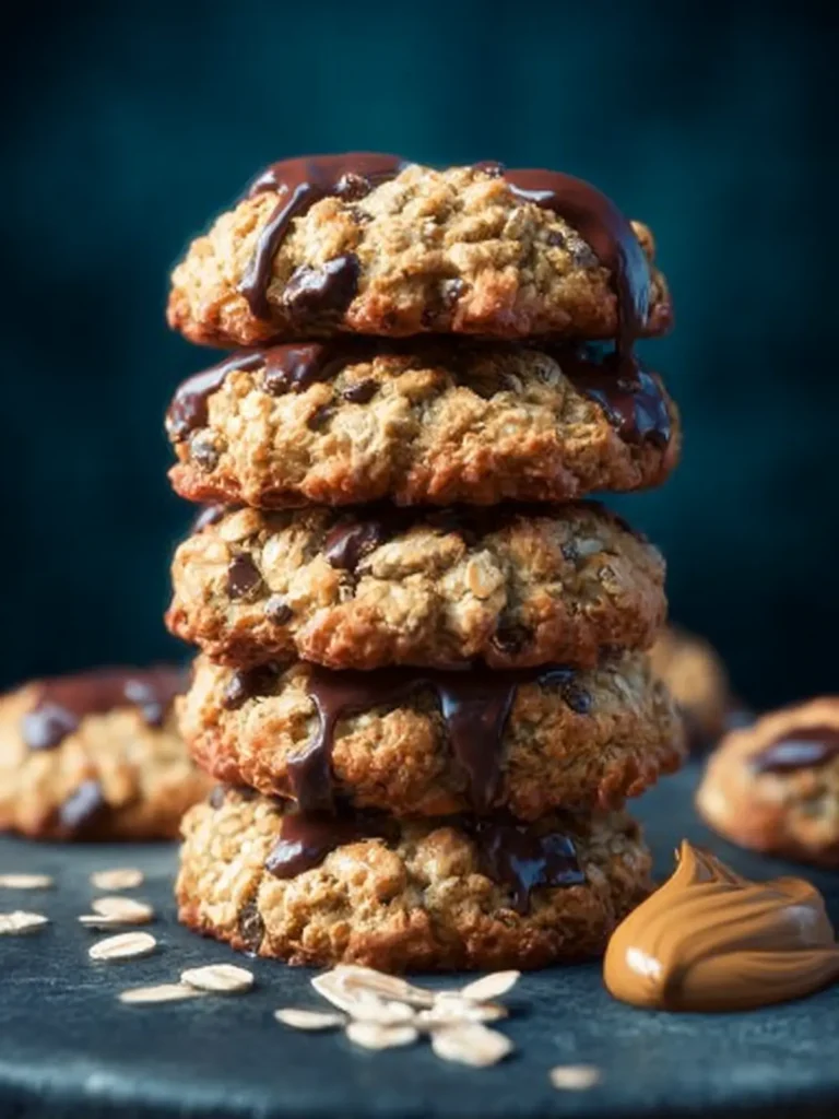 Peanut Banana Oat Cookies First Image