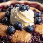 Keto Blueberry Cobbler First Image