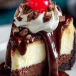 Hot Fudge Sundae Brownie Cheesecake First Image