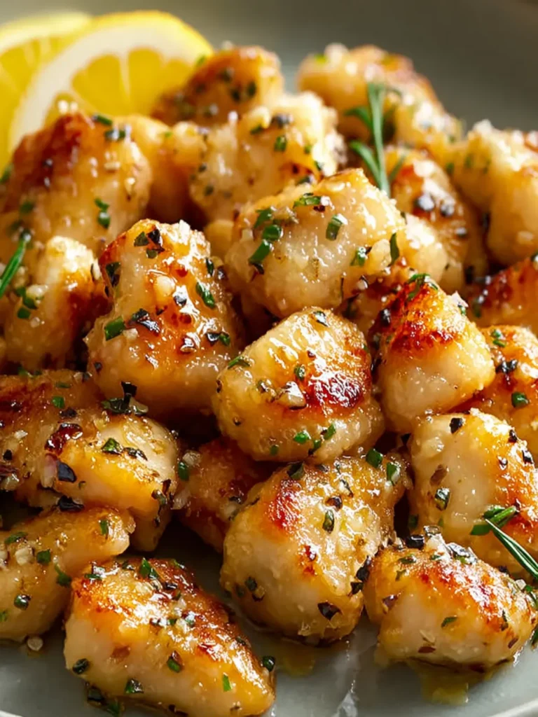 Zesty Lemon Garlic Chicken Bites First Image