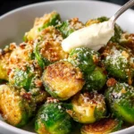 Parmesan Crusted Brussels Sprouts Delight First Image