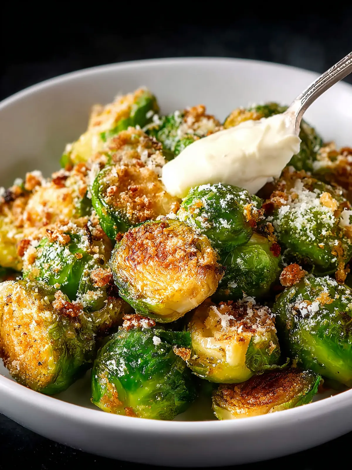 Parmesan Crusted Brussels Sprouts Delight First Image