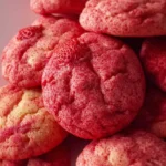 Strawberry Cake Mix Cookies First Image