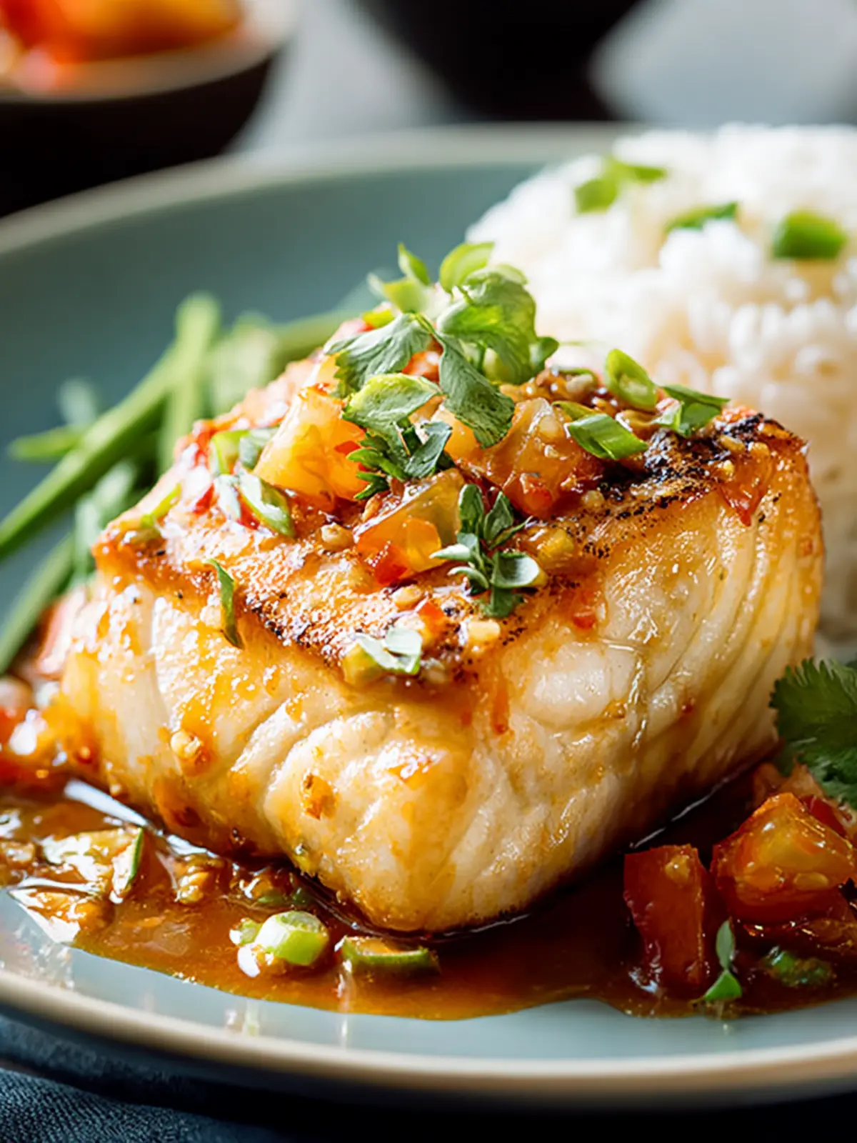 Caribbean Poached Fish Recipe First Image