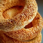 Crispy Sesame Bread Rings First Image