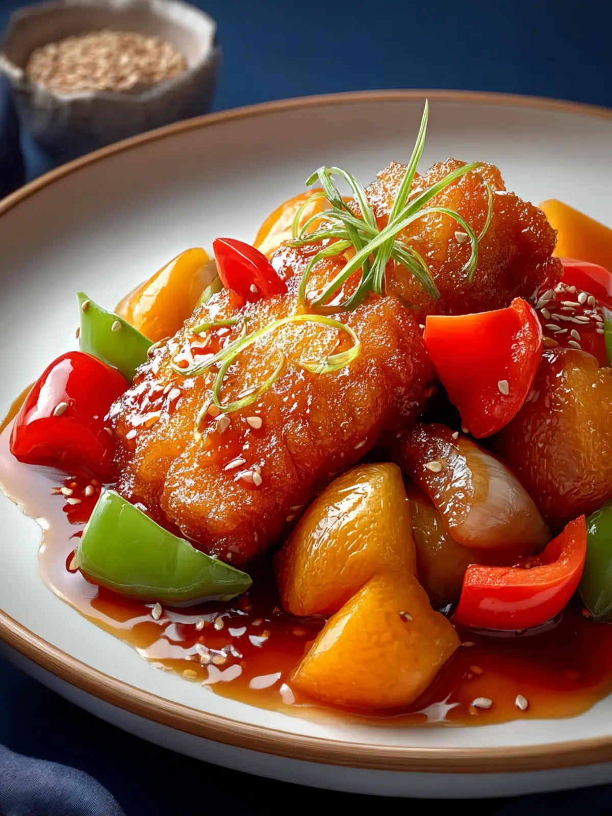Sweet and Sour Fish Recipe First Image