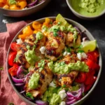 St. Patrick’s Day Chicken Guacamole Bowls First Image