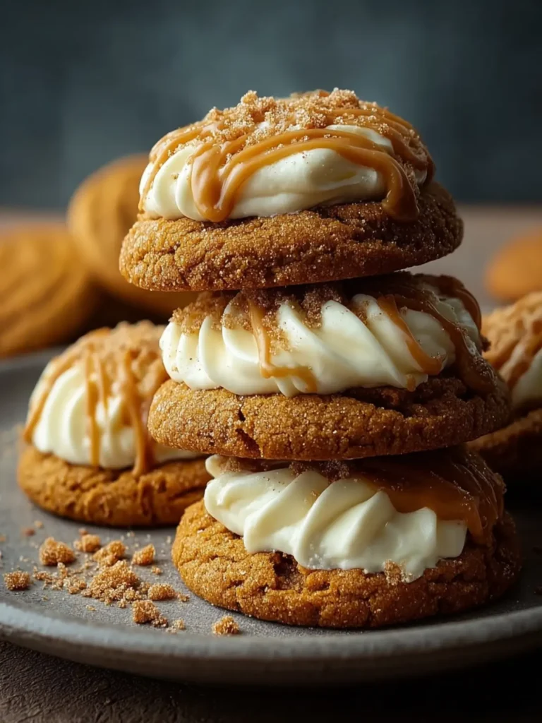 Pumpkin Cheesecake Cookies First Image